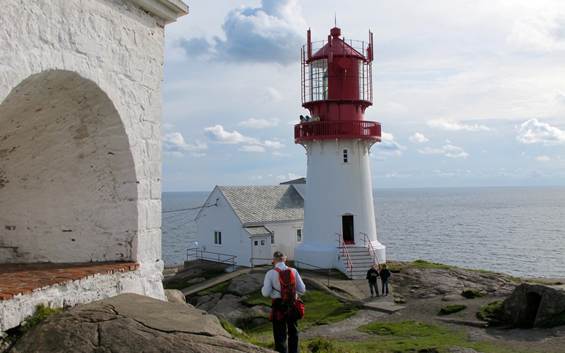 Lindesnes fyr i Norge.