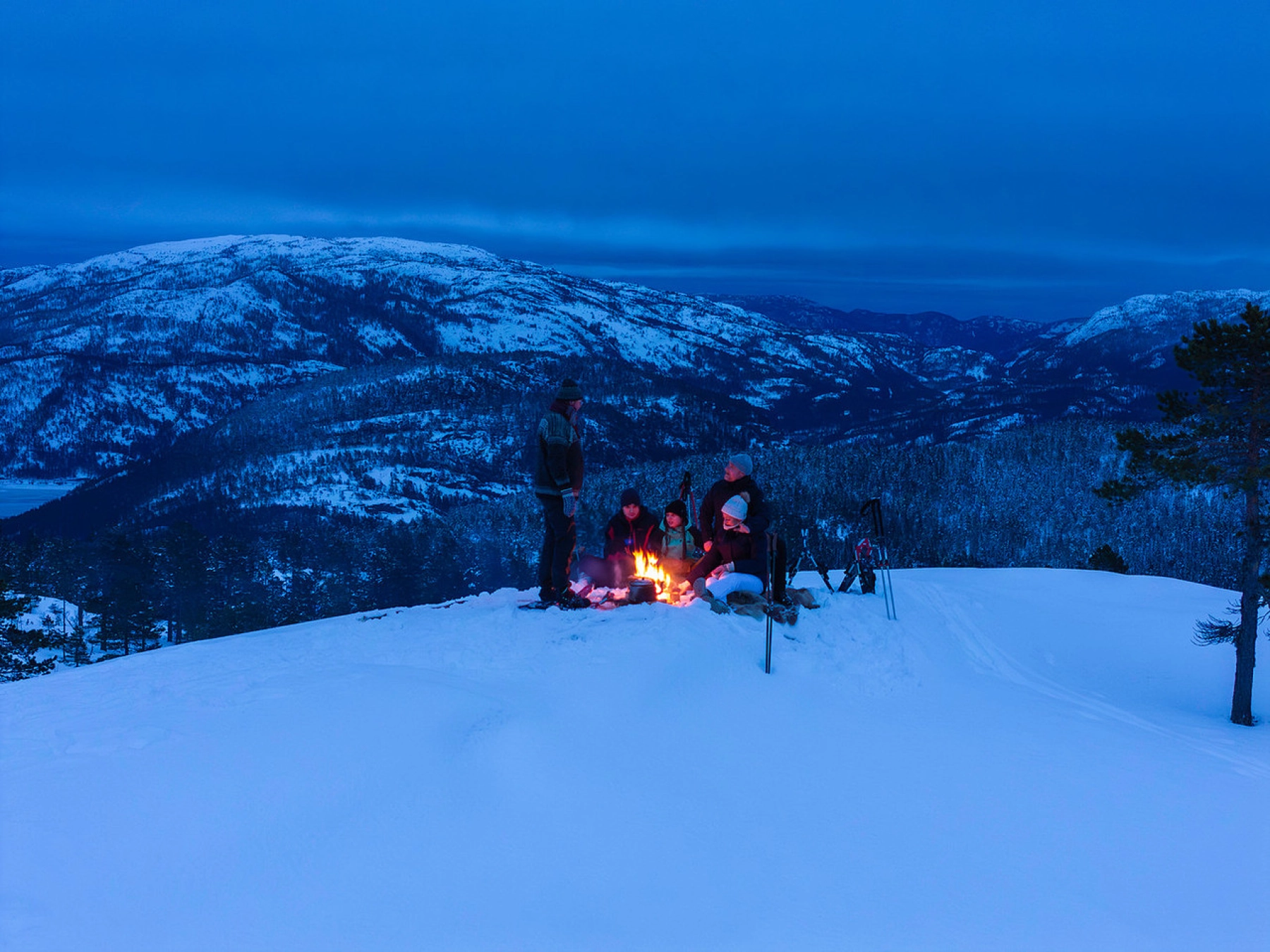 Straand Hotel forest barista på fjeldet. Foto: RAISFOTO.