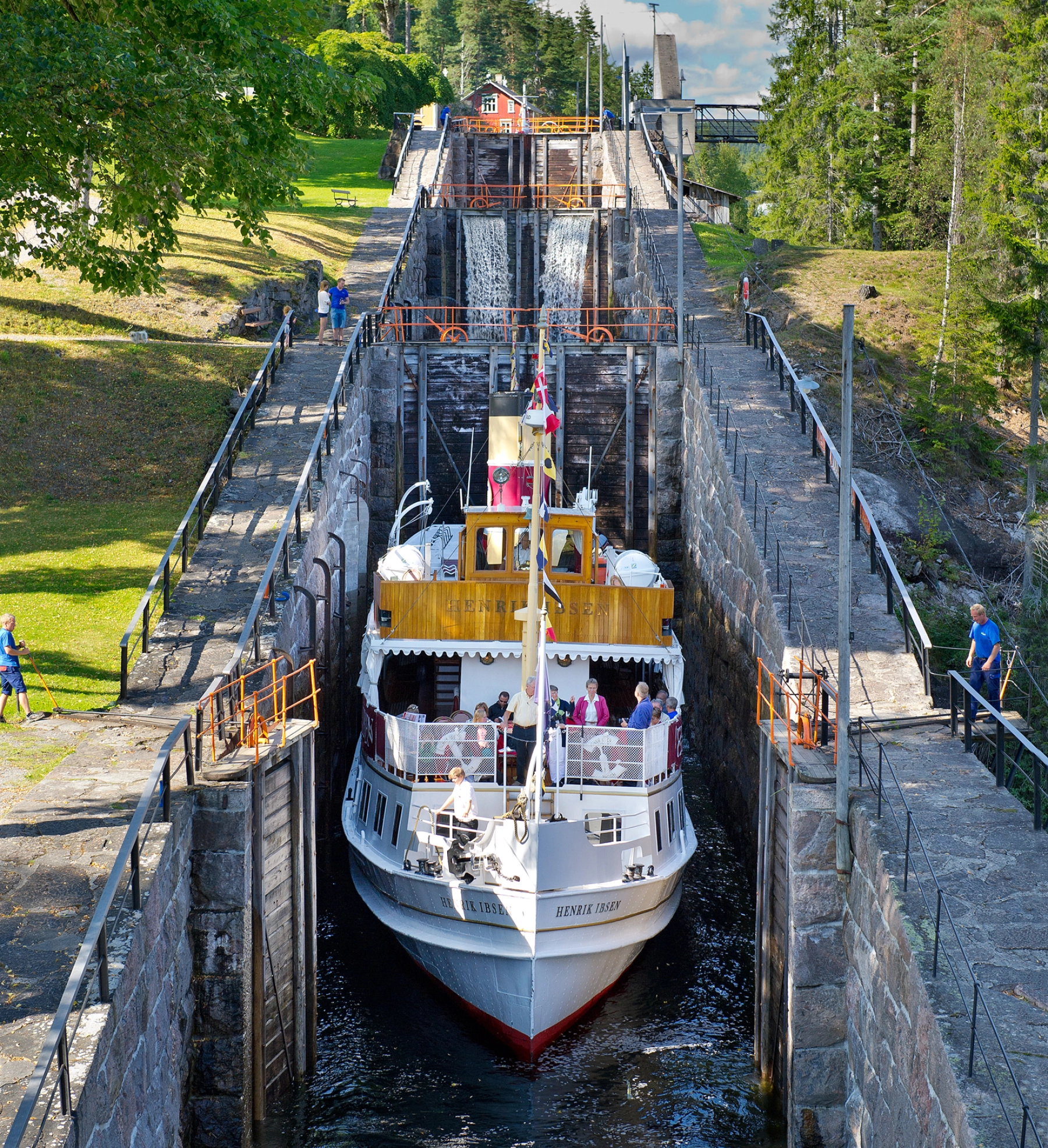 Telemarkskanalen. Foto: Kåre S. Pedersen.