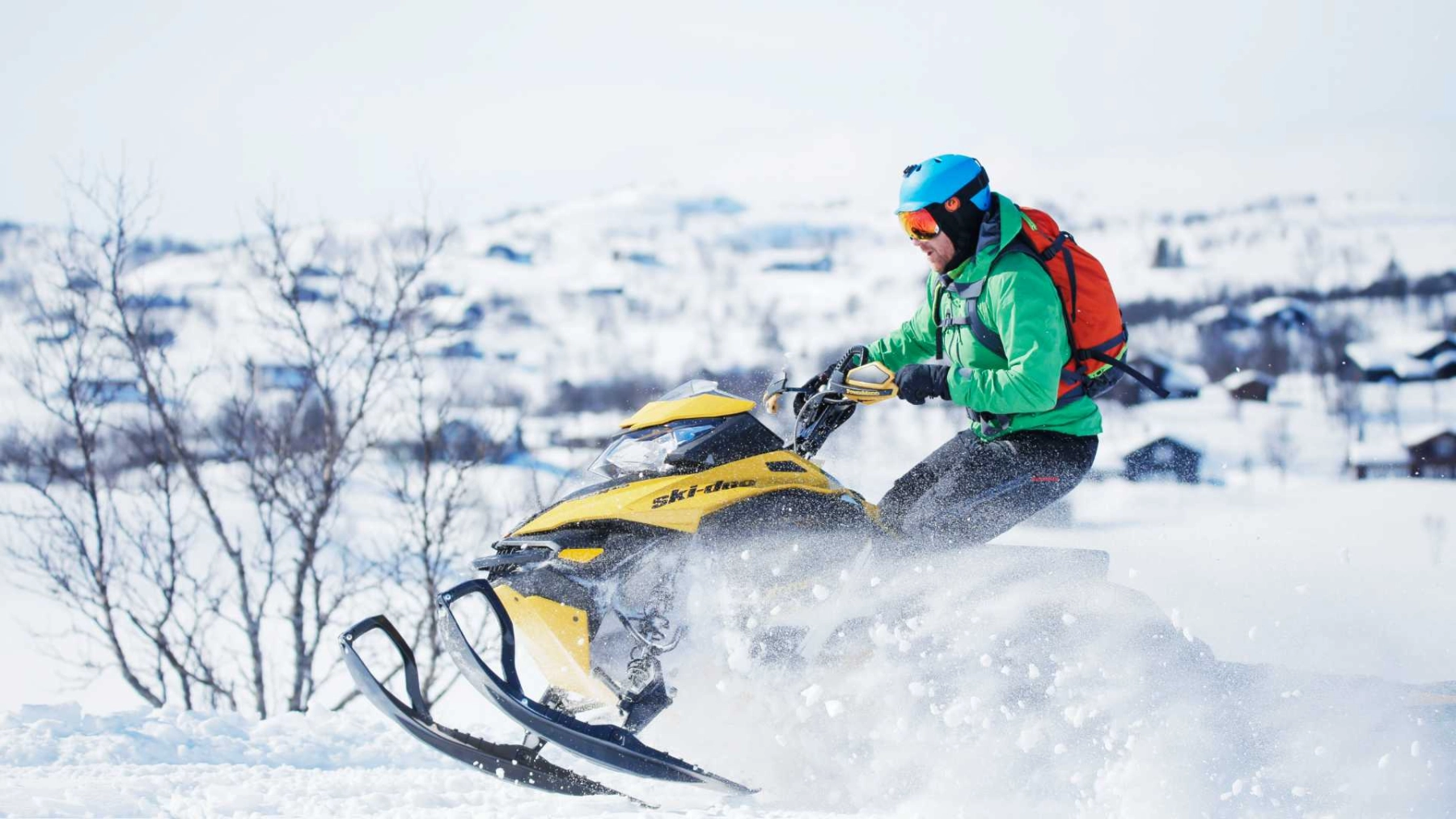 Snesscootersafari i Rauland. Foto: VisitRauland.