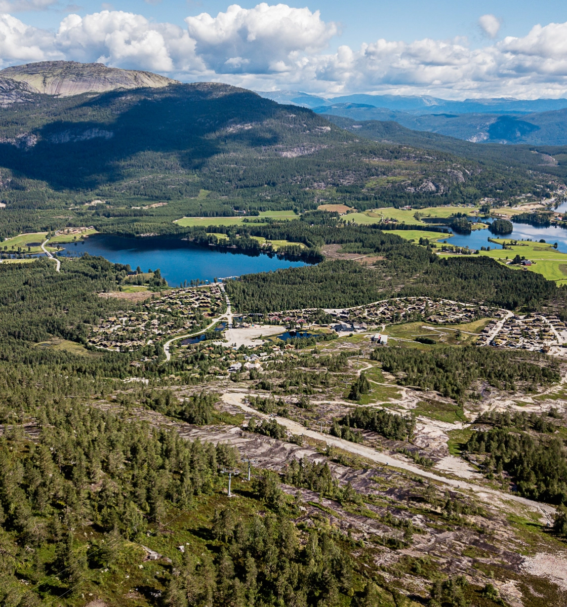 Udsigt over Vrådal , foto RAIS Foto, Straand