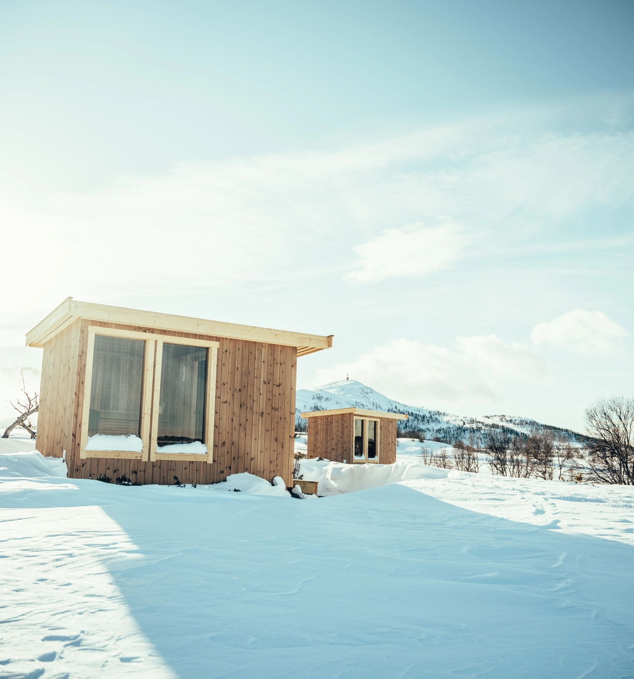 Bastu vid Rauland Skisenter.