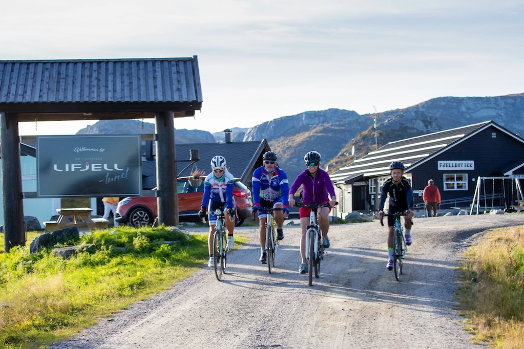 Per Hanstad, Lifjell cykel.jpg