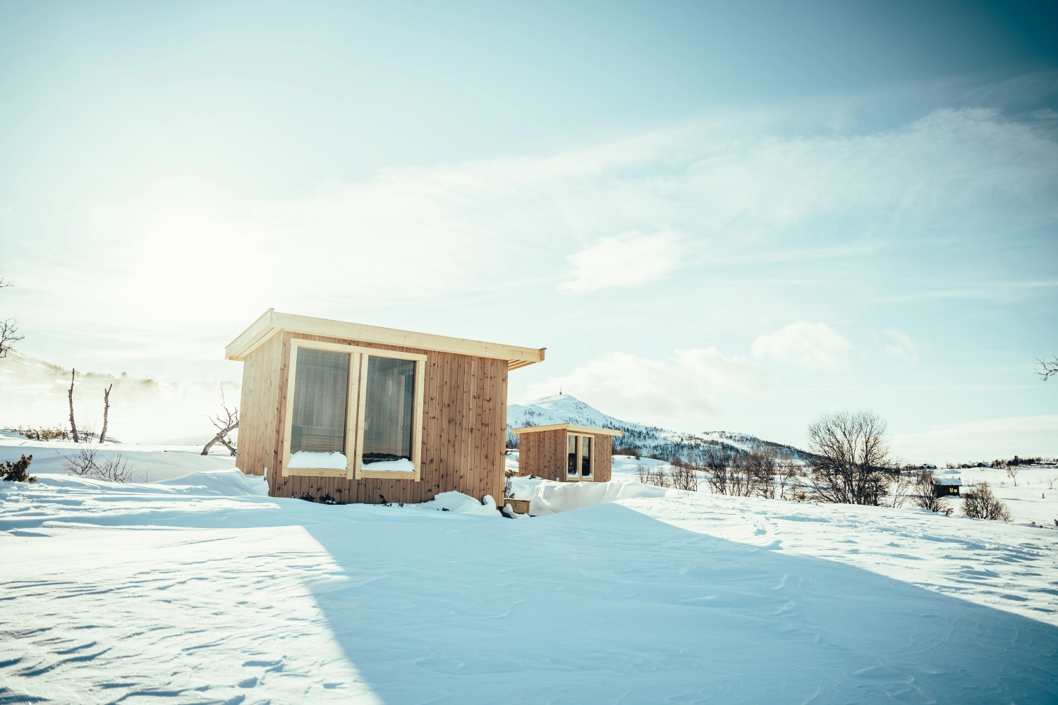 Bastu vid Rauland Skisenter.