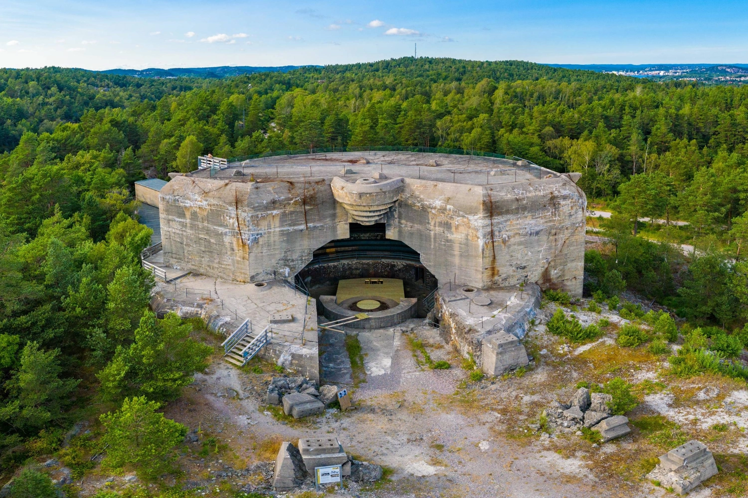 Kristiansand kanonmuseum udefra foto Steinar Furu, Visitsørlandet