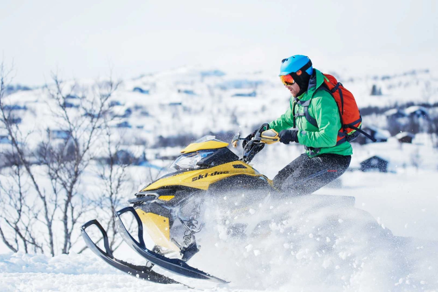 Snesscootersafari i Rauland. Foto: VisitRauland.