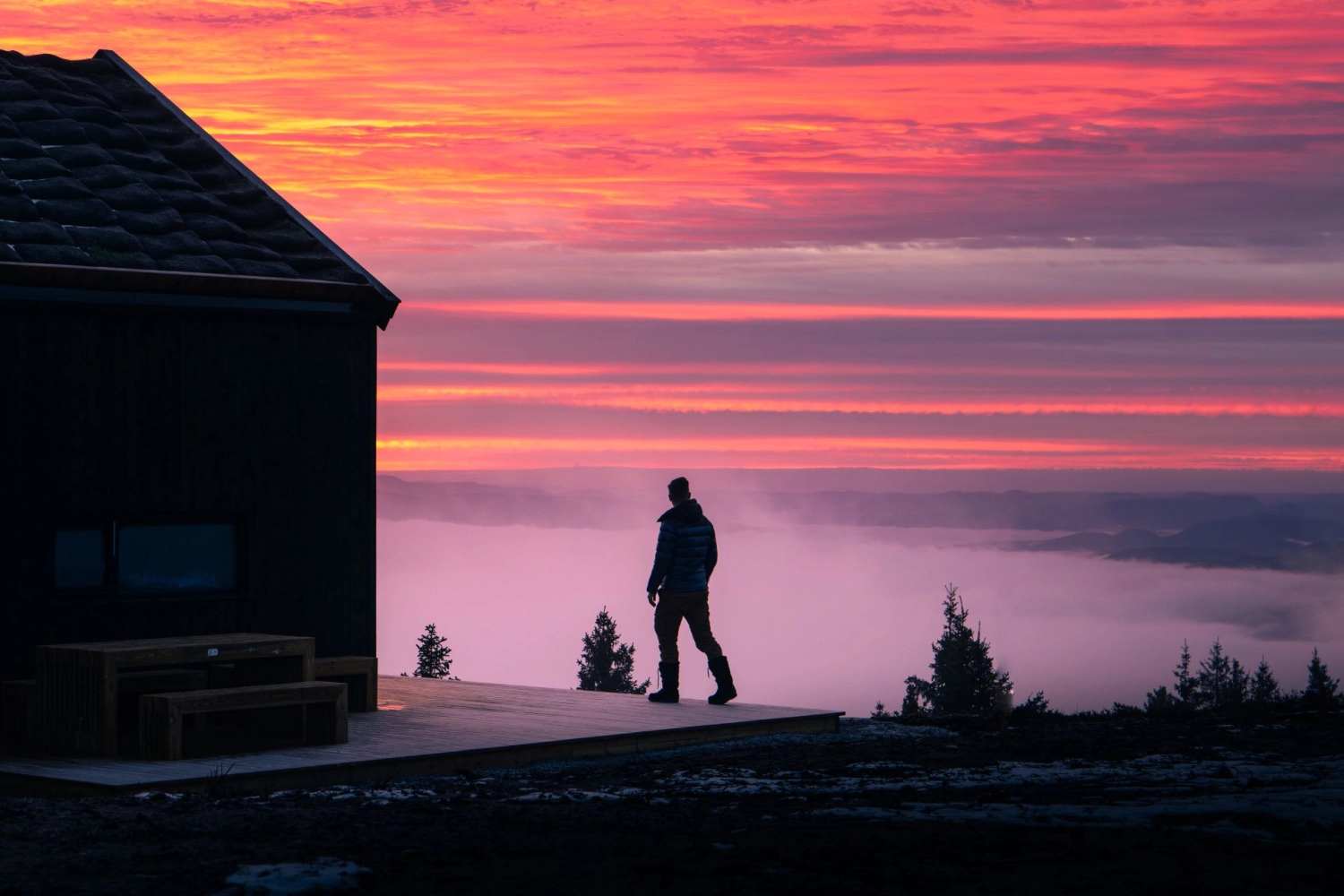 Solnedgang. Foto: Kasper M de Thurah.