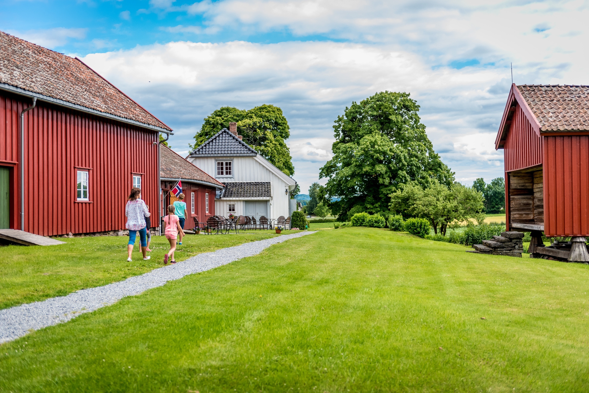 Henrik Ibsens barndomshjem i Venst&oslash;p. Foto Sigurd Svela.